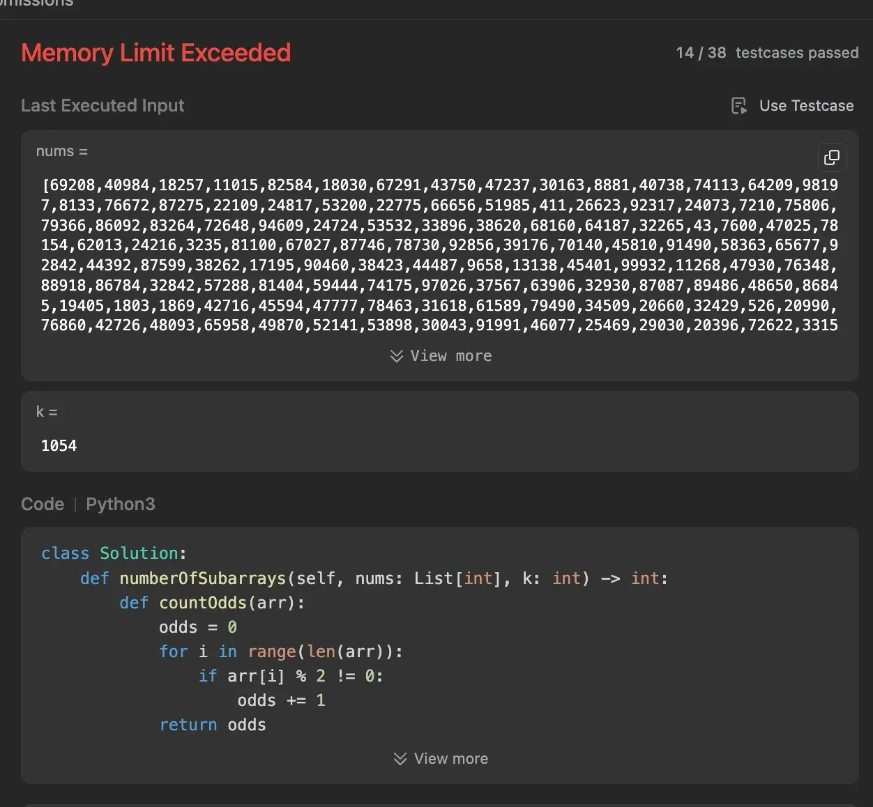 Brute Force Result