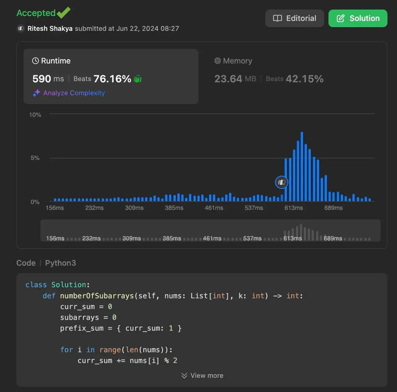 Hashmap Result