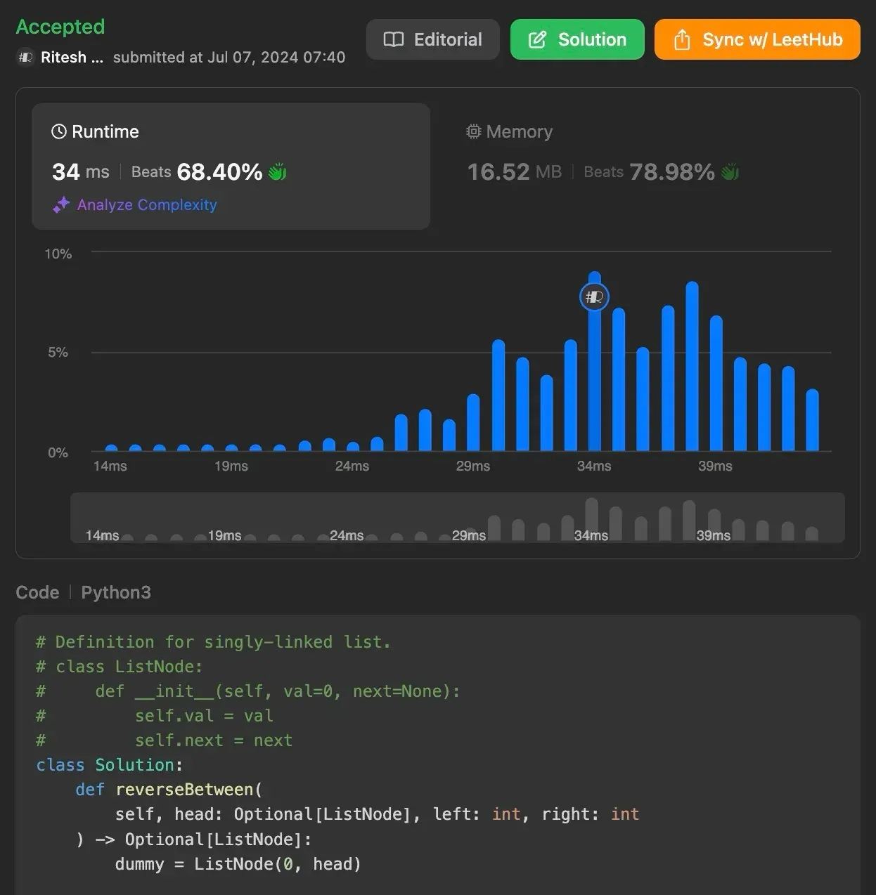 PM Results