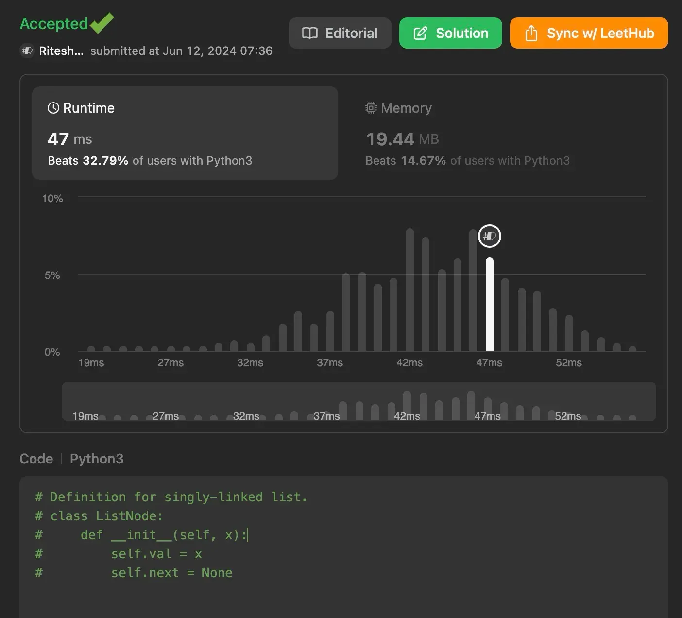 Brute force Result